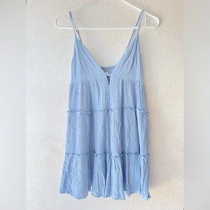 Aeropostale - Blue Flowy Mini Dress - Size Small